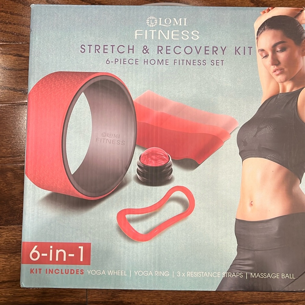 Brand new Lomi fitness stretch & recovery kit
